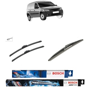 Set 3 stergatoare DACIA LOGAN EXPRESS (FS_) din 2007-2012, Bosch Aerotwin Retrofit, din cauciuc siliconat rezistent