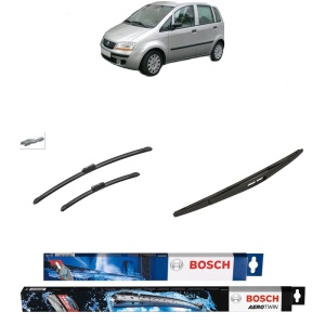 Set 3 stergatoare FIAT IDEA Van (350_) din 2004-2012, Bosch Aerotwin, din cauciuc siliconat rezistent