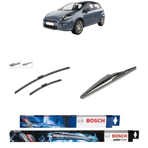 Set 3 stergatoare FIAT PUNTO Hatchback Van (199_) din 2008-2012, Bosch Aerotwin Multi, din cauciuc siliconat rezistent