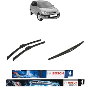Set 3 stergatoare HONDA LOGO (GA) din 1999-2002, Bosch Aerotwin Retrofit, din cauciuc siliconat rezistent