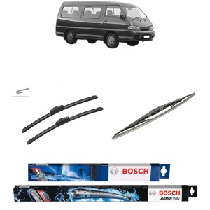 Set 3 stergatoare HYUNDAI H100 Bus (P) din 1993-2004, Bosch Aerotwin Retrofit, din cauciuc siliconat rezistent