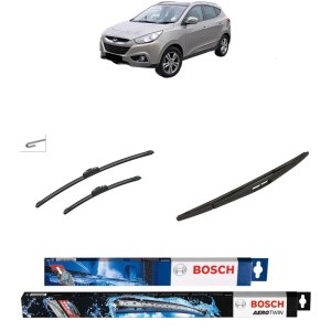 Set 3 stergatoare HYUNDAI ix35 (LM, EL, ELH) din 2009-2015, Bosch Aerotwin Retrofit, din cauciuc siliconat rezistent