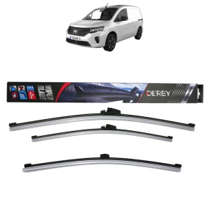 Set 3 stergatoare NISSAN TOWNSTAR EVALIA MPV (XFK) din 2024, Derby, din cauciuc siliconat rezistent