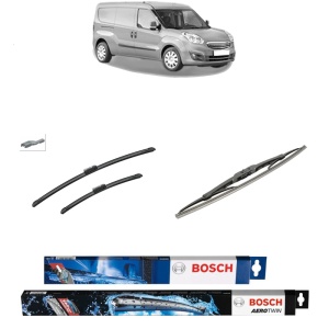 Set 3 stergatoare OPEL COMBO Box Body/MPV (X12) din 2012-2016, Bosch Aerotwin, din cauciuc siliconat rezistent