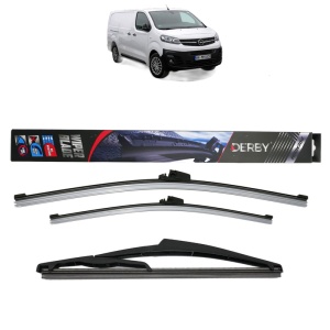 Set 3 stergatoare OPEL VIVARO C Platform Cabin (K0) din 2020-2025, Derby, din cauciuc siliconat rezistent
