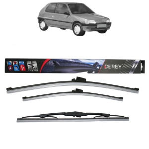 Set 3 stergatoare PEUGEOT 106 I (1A, 1C) din 1991-1996, Derby, din cauciuc siliconat rezistent