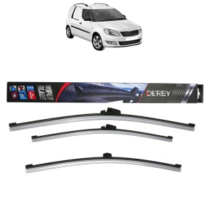 Set 3 stergatoare SKODA FABIA I Praktik (6Y5) din 2000-2007, Derby, din cauciuc siliconat rezistent