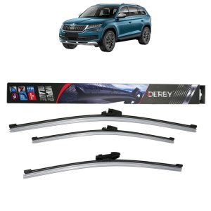Set 3 stergatoare SKODA KODIAQ I (NS6, NS7, NV7) din 2016-2021, Derby, din cauciuc siliconat rezistent