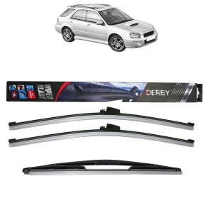 Set 3 stergatoare SUBARU IMPREZA Estate (GG) din 2000-2008, Derby, din cauciuc siliconat rezistent