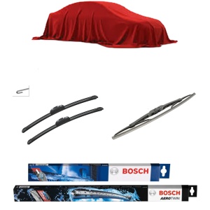 Set 3 stergatoare SUBARU JUSTY I Hatchback Van din 1986-1994, Bosch Aerotwin Retrofit, din cauciuc siliconat rezistent