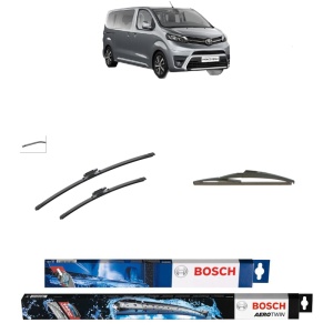 Set 3 stergatoare TOYOTA PROACE VERSO Bus (MPY_) din 2016-2025, Bosch Aerotwin, din cauciuc siliconat rezistent