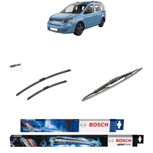 Set 3 stergatoare VOLKSWAGEN CADDY IV Box Body/MPV (SAA, SAH) din 2015-2020, Bosch Aerotwin, din cauciuc siliconat rezistent