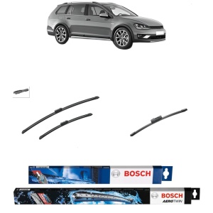Set 3 stergatoare VOLKSWAGEN GOLF ALLTRACK VII Variant (BA5, BV5) din 2014-2020, Bosch Aerotwin, din cauciuc siliconat rezistent