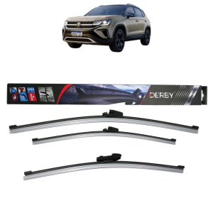 Set 3 stergatoare VOLKSWAGEN TAOS (CL1, CP1, CQ1) din 2020-2021, Derby, din cauciuc siliconat rezistent - Img 1