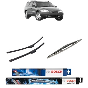 Set 3 stergatoare VOLVO XC70 I Cross Country (295) din 1997-2007, Bosch Aerotwin Retrofit, din cauciuc siliconat rezistent