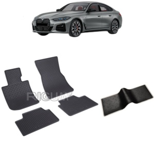 Set 5 covorase auto BMW SERIA 4 G26 din 2022 - 2026, cu covoras tunel median, Caroserie GRAN COUPÉ 4 USI