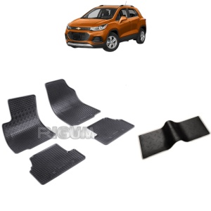 Set 5 covorase auto CHEVROLET TRAX din 05.2013 - 06.2019, cu covoras tunel median, Caroserie SUV