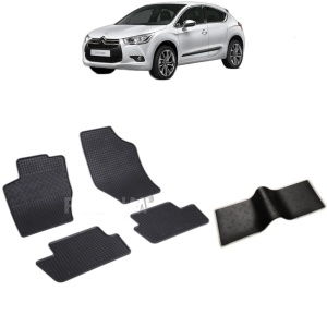 Set 5 covorase auto CITROEN DS 4 CROSSBACK din 11.2015 - 06.2018, cu covoras tunel median, Caroserie HATCHBACK