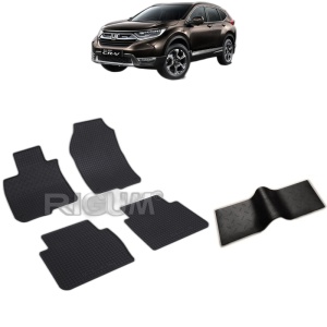 Set 5 covorase auto HONDA CR-V V din 10.2018 - 07.2023, cu covoras tunel median, Caroserie SUV