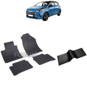 Set 5 covorase auto HYUNDAI I10 III din 02.2020 - 2026, cu covoras tunel median, Caroserie HATCHBACK