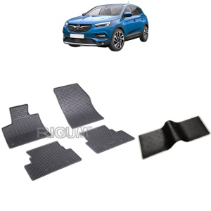 Set 5 covorase auto OPEL GRANDLAND X din 10.2017 - 2026, cu covoras tunel median, Caroserie SUV