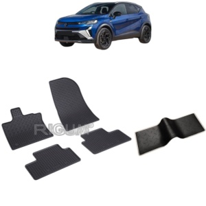 Set 5 covorase auto RENAULT CAPTUR II FACELIFT FABRICATIE 07.2024 - 2026, cu covoras tunel median, Caroserie SUV