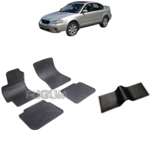 Set 5 covorase auto SUBARU OUTBACK III FABRICATIE 2003 - 2009, cu covoras tunel median, Caroserie SEDAN