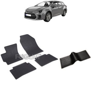 Set 5 covorase auto SUZUKI SWACE din 2020 - 2026, cu covoras tunel median, Caroserie COMBI