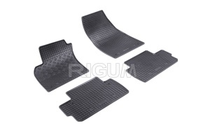 Set 5 covorase auto VOLVO V 60 II din 07.2018 - 2026, cu covoras tunel median, Caroserie COMBI - Img 2