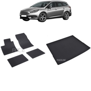 Set Covorase Auto Si Tavita Portbagaj FORD FOCUS IV din 09.2018 - 2026, caroserie combi, PORTBAGAJ SUPERIOR