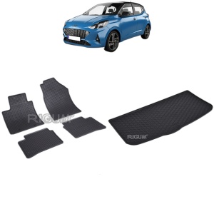 Set Covorase Auto Si Tavita Portbagaj HYUNDAI I10 III din 02.2020 - 2026, caroserie hatchback, FARA PORTBAGAJ INTERMEDIAR