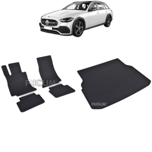 Set Covorase Auto Si Tavita Portbagaj MERCEDES C-CLASS W206 PHEV din 10.2021 - 2026, caroserie sedan,