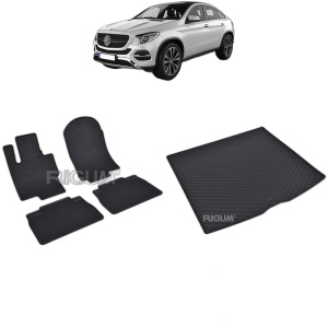 Set Covorase Auto Si Tavita Portbagaj MERCEDES GLE II COUPE din 11.2019 - 2026, caroserie coupe c167,