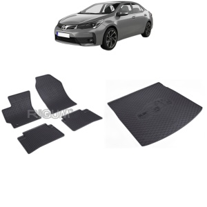 Set Covorase Auto Si Tavita Portbagaj TOYOTA COROLLA XII E210 din 03.2019 - 2026, caroserie sedan,