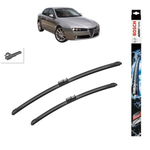 Set stergatoare auto ALFA ROMEO 159 (939_) din 2005-2012, Bosch Aerotwin, din cauciuc siliconat rezistent