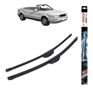 Set stergatoare auto AUDI CABRIOLET B3 (8G7) din 1991-2000, Bosch Aerotwin Retrofit, din cauciuc siliconat rezistent