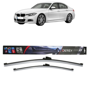 Set stergatoare auto BMW 3 (F30, F80) din 2011-2018, Derby, din cauciuc siliconat rezistent