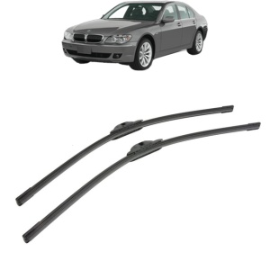 Set stergatoare auto BMW 7 (E65, E66, E67) din 2005-2008, Bosch Aerotwin, din cauciuc siliconat rezistent - Img 6