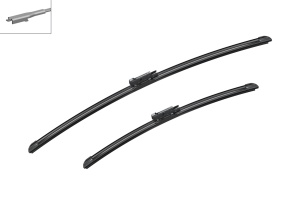 Set stergatoare auto BMW 7 (G70) din 2022-2023, Bosch Aerotwin, din cauciuc siliconat rezistent - Img 9