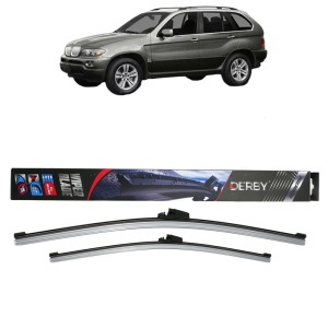Set stergatoare auto BMW X5 (E53) din 2000-2006, Derby, din cauciuc siliconat rezistent