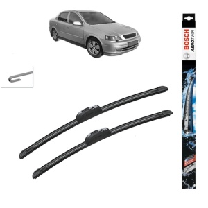 Set stergatoare auto CHEVROLET ASTRA Saloon din 1999-2011, Bosch Aerotwin Retrofit, din cauciuc siliconat rezistent