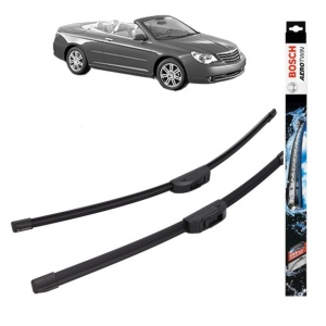 Set stergatoare auto CHRYSLER SEBRING Convertible (JS) din 2007-2010, Bosch Aerotwin Retrofit, din cauciuc siliconat rezistent