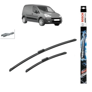Set stergatoare auto CITROEN BERLINGO Box Body/MPV (B9) din 2008-2021, Bosch Aerotwin, din cauciuc siliconat rezistent