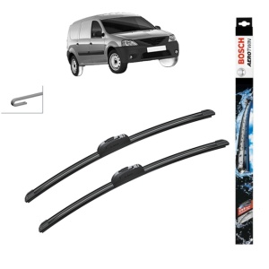 Set stergatoare auto DACIA LOGAN EXPRESS (FS_) din 2007-2012, Bosch Aerotwin Retrofit, din cauciuc siliconat rezistent
