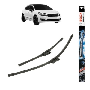 Set stergatoare auto DS DS 4 II (FR_, FB_, F3_, FP_, F4_) din 2021-2025, Bosch Aerotwin, din cauciuc siliconat rezistent