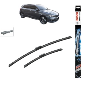 Set stergatoare auto FIAT TIPO Hatchback (356_, 357_) din 2016-2022, Bosch Aerotwin, din cauciuc siliconat rezistent
