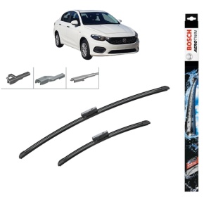 Set stergatoare auto FIAT TIPO Saloon (356_, 357_) din 2015-2022, Bosch Aerotwin Multi, din cauciuc siliconat rezistent