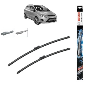 Set stergatoare auto FORD C-MAX II (DXA/CB7, DXA/CEU) din 2010-2019, Bosch Aerotwin, din cauciuc siliconat rezistent