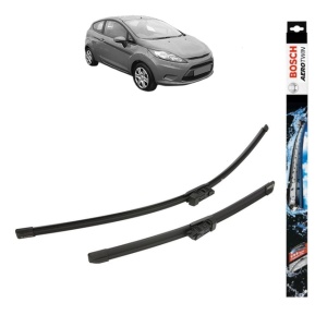 Set stergatoare auto FORD FIESTA VI (CB1, CCN) din 2008-2018, Bosch Aerotwin, din cauciuc siliconat rezistent