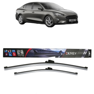 Set stergatoare auto FORD FOCUS IV Saloon (HM) din 2018-2024, Derby, din cauciuc siliconat rezistent